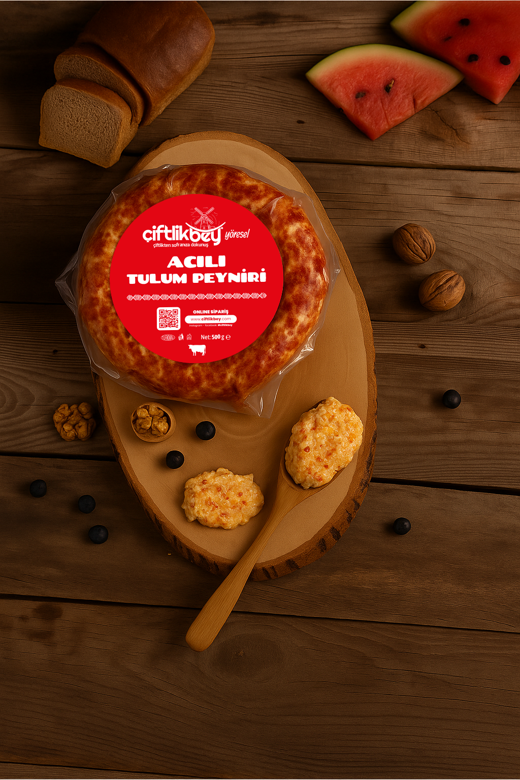 Yöresel Acılı tulum Peyniri 500 g