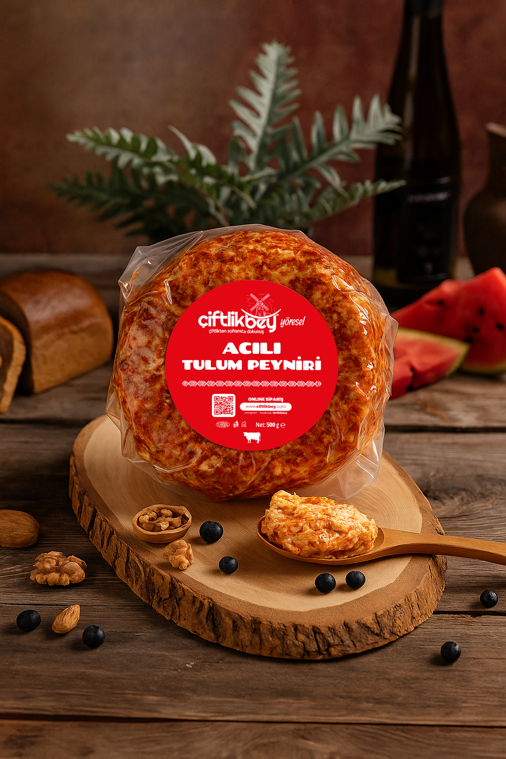 Yöresel Acılı tulum Peyniri 500 g