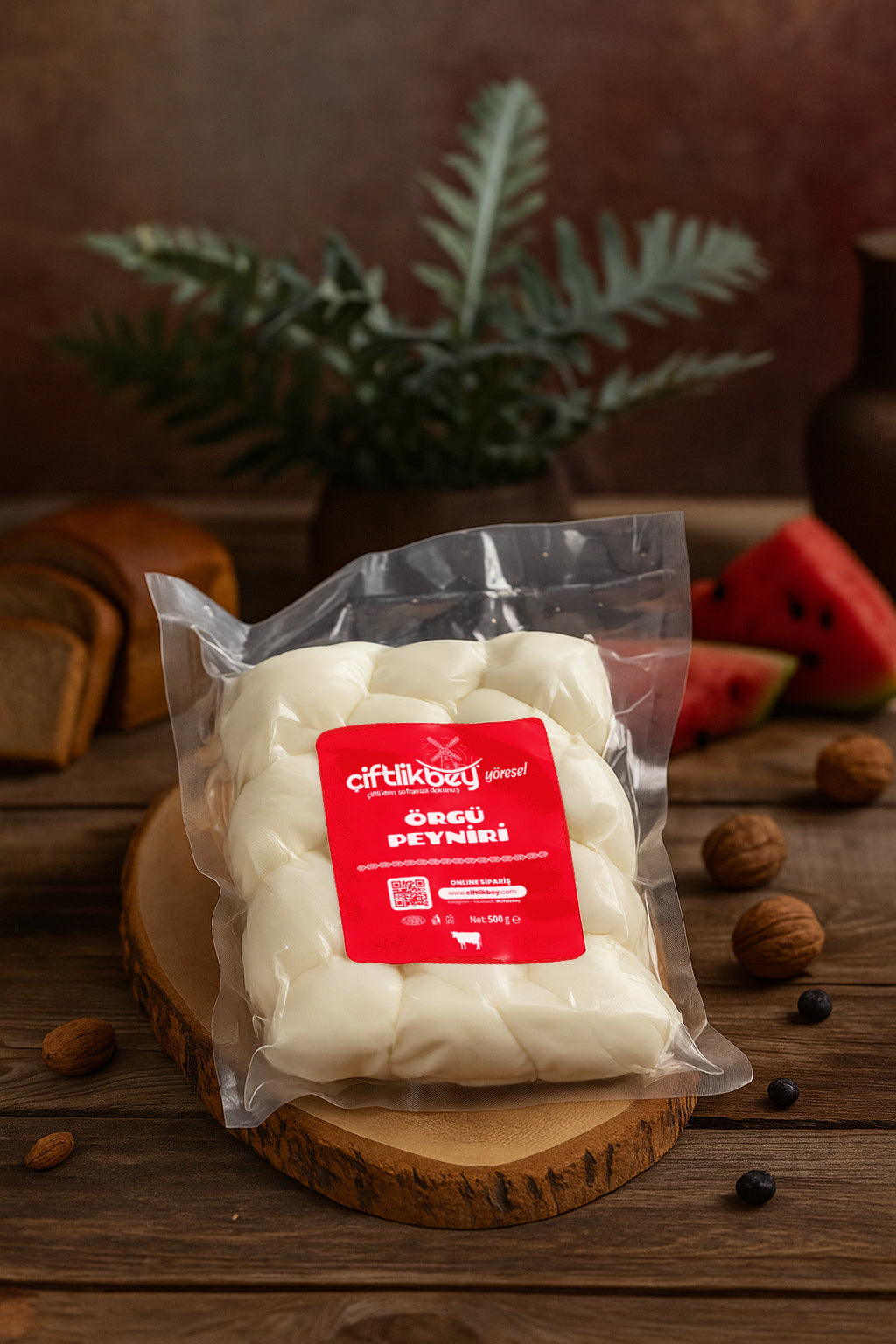 YÖRESEL ÖRGÜ PEYNİR 500 G (Tam Yağlı)